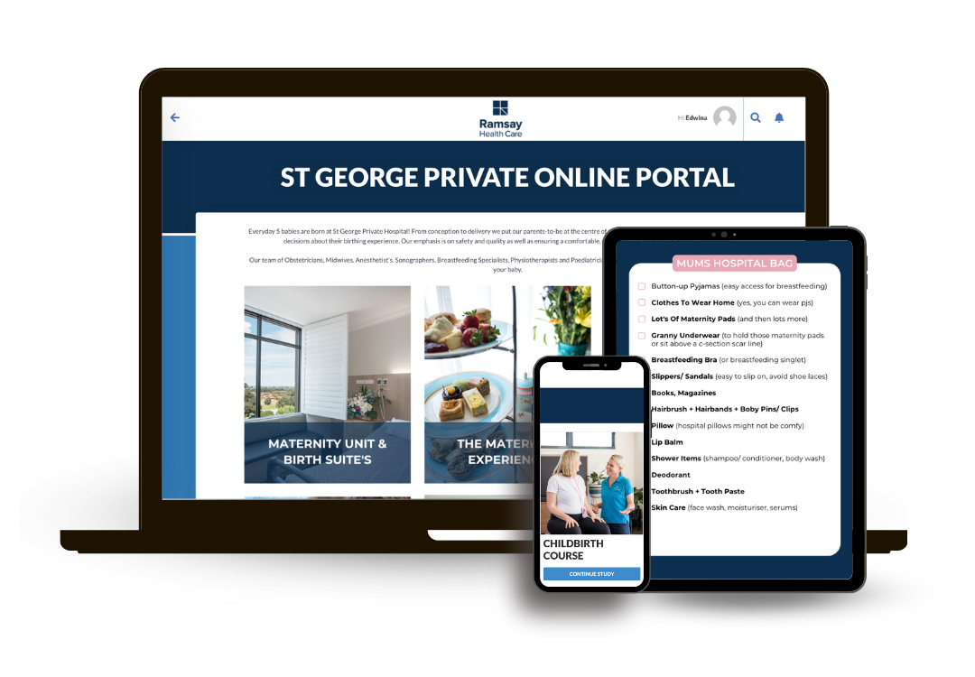 St George Private Online Childbirth & Parenting Course