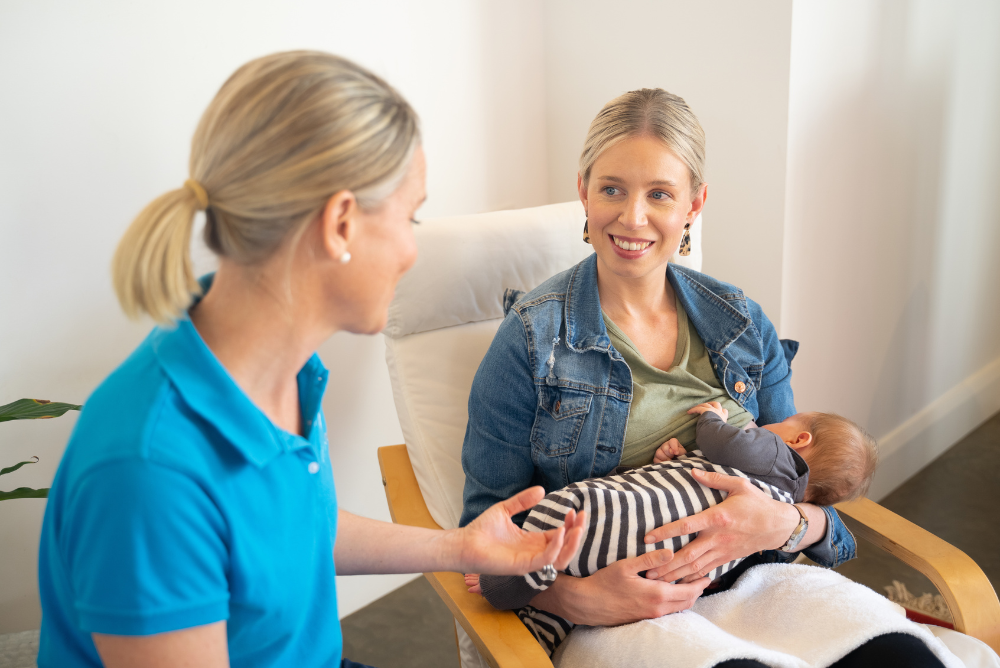 Mum Breastfeeding baby